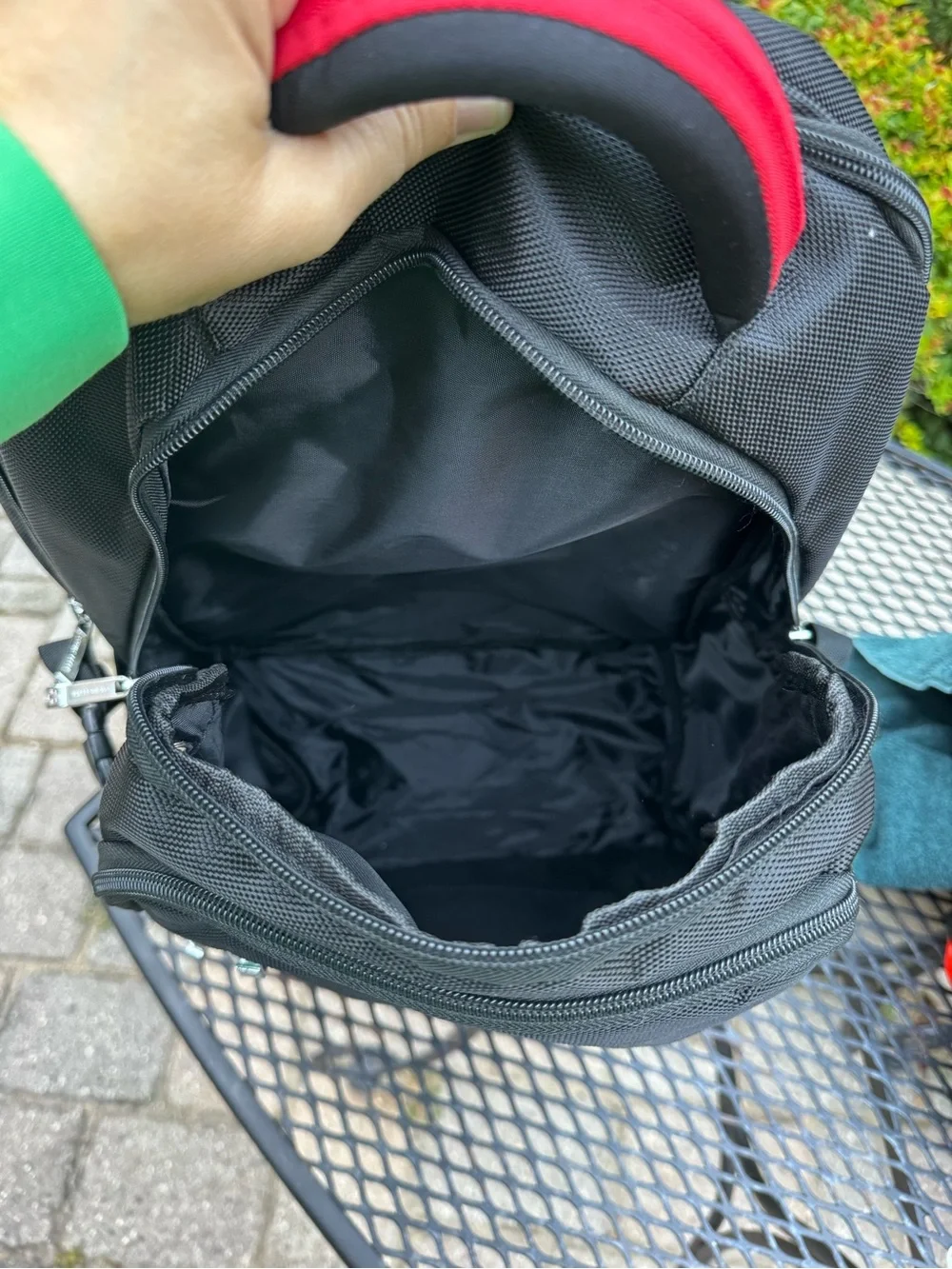 Swiss Elite Black and Red Men's Backpack